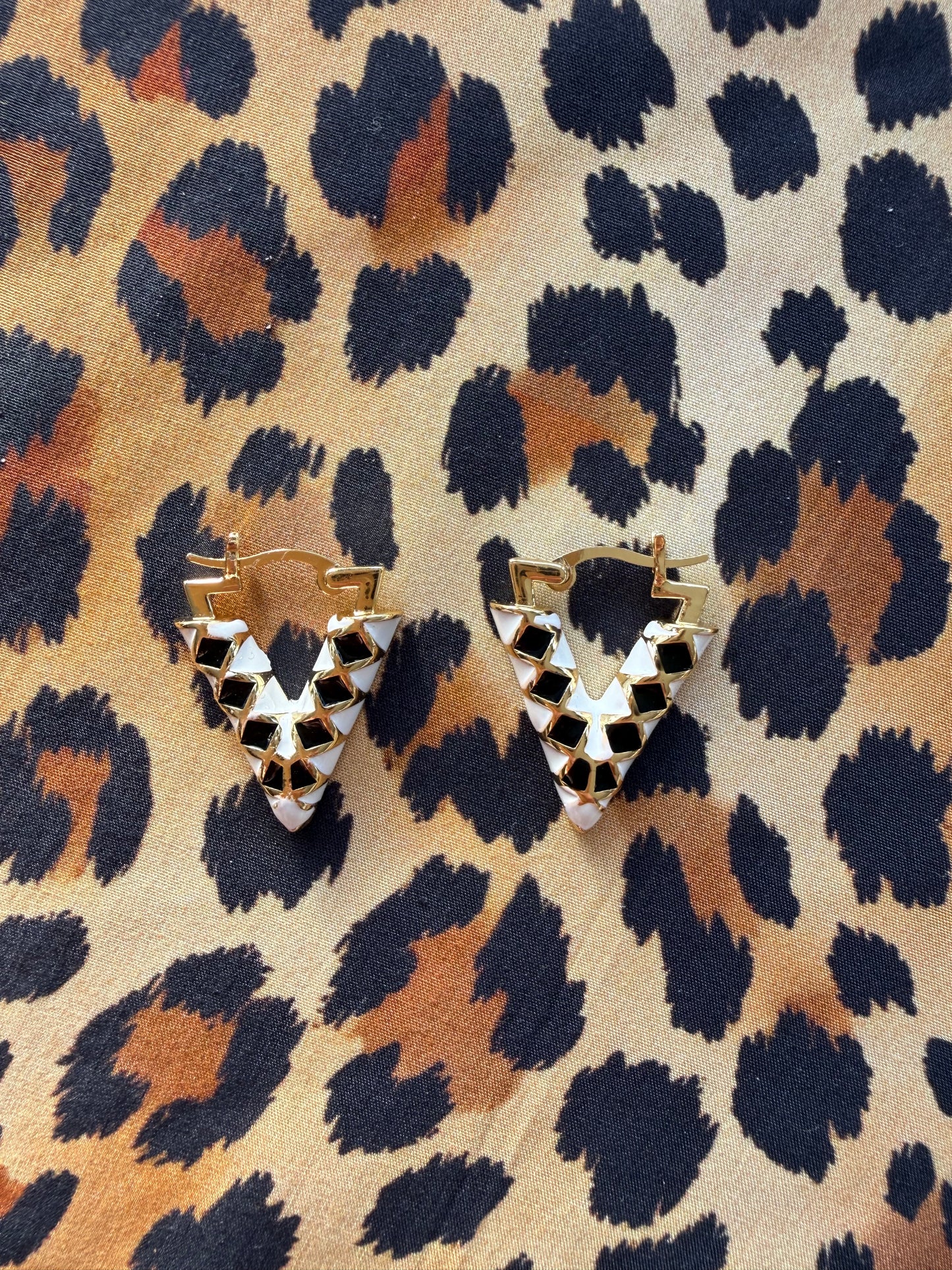 Brass earrings