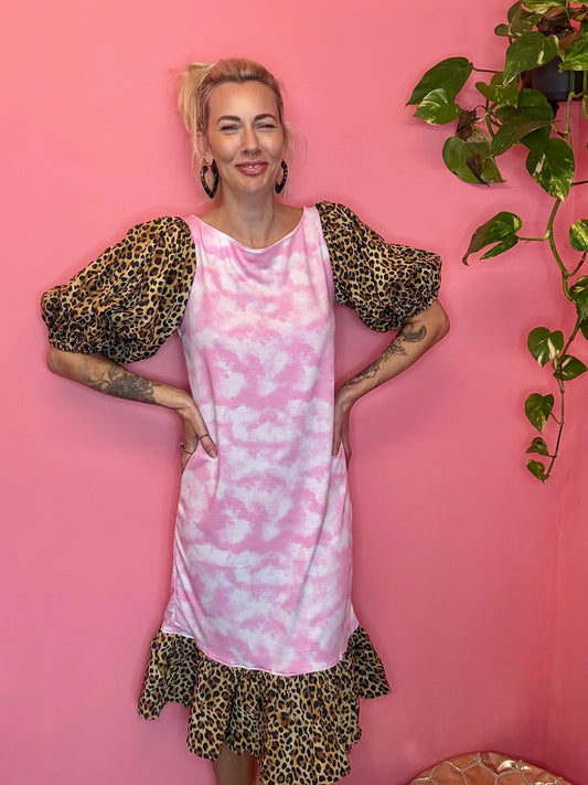 Leopard cloud dress