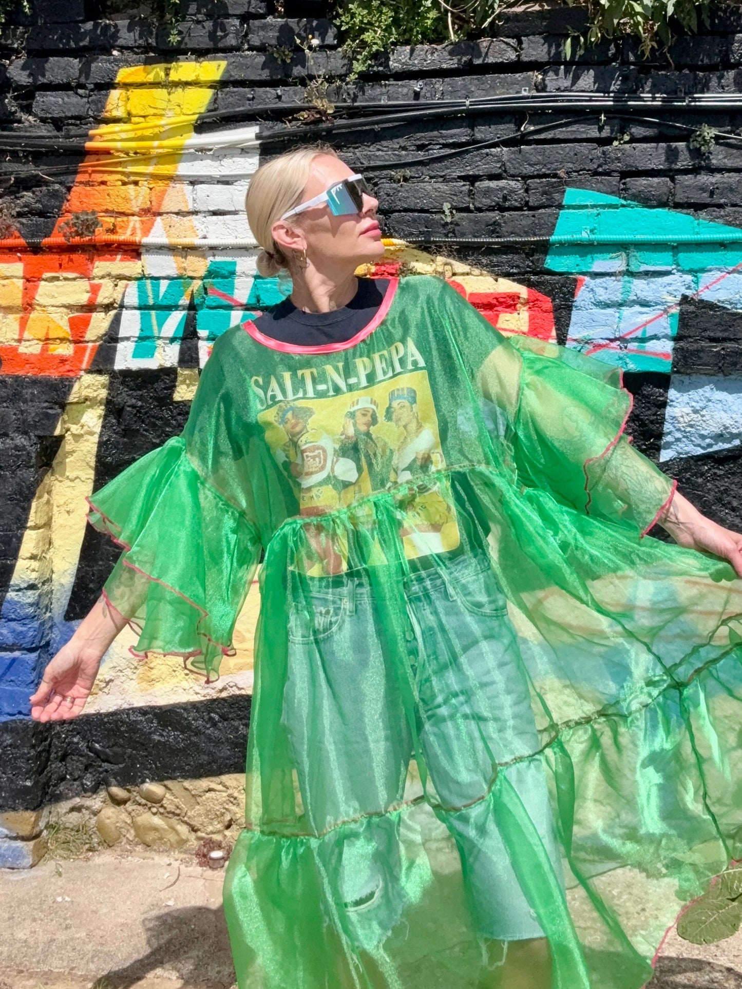 Green ghost dress