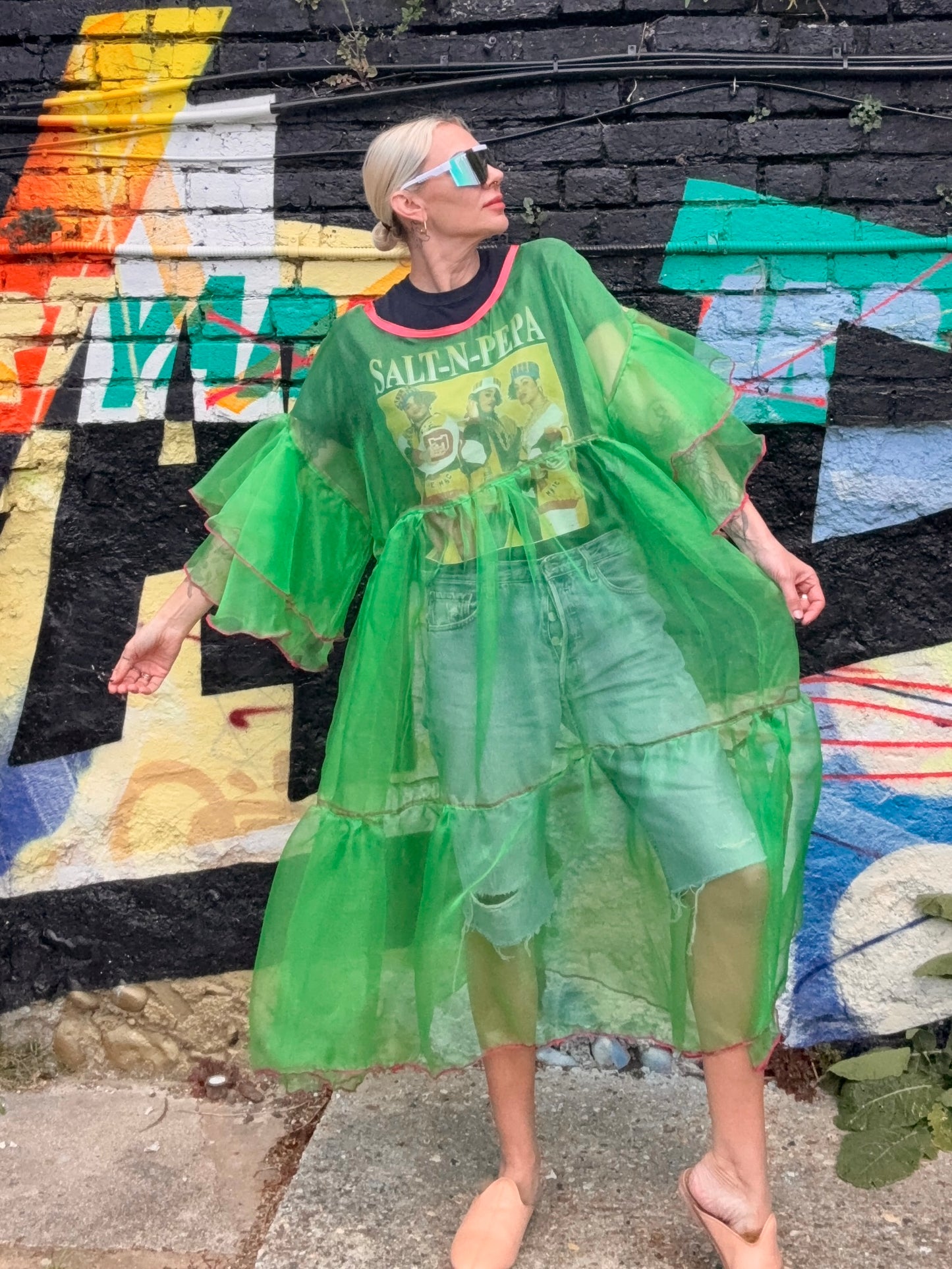 Green ghost dress