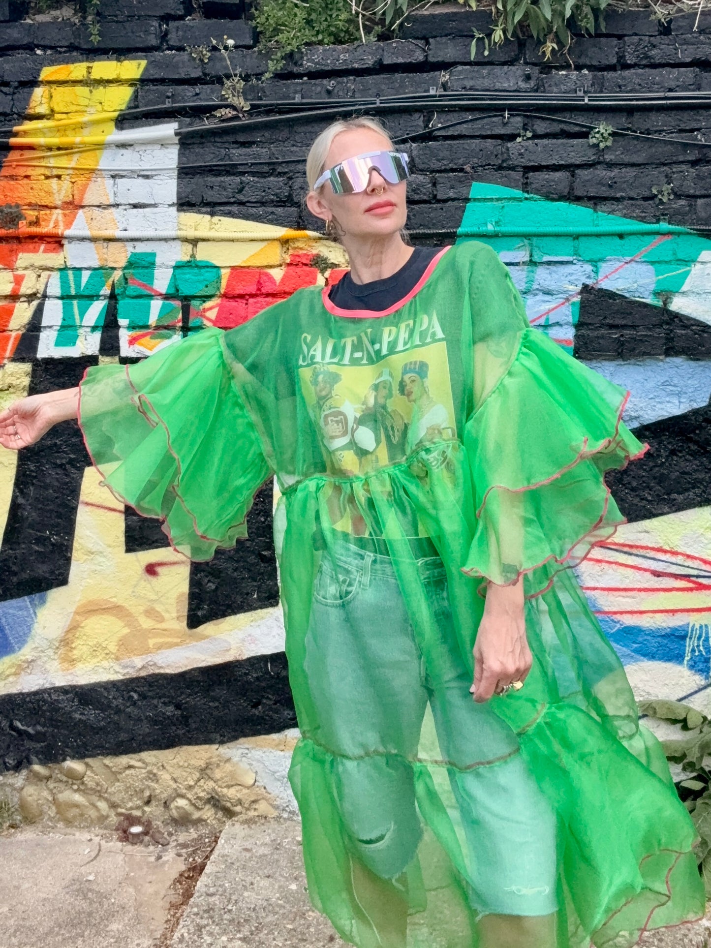 Green ghost dress
