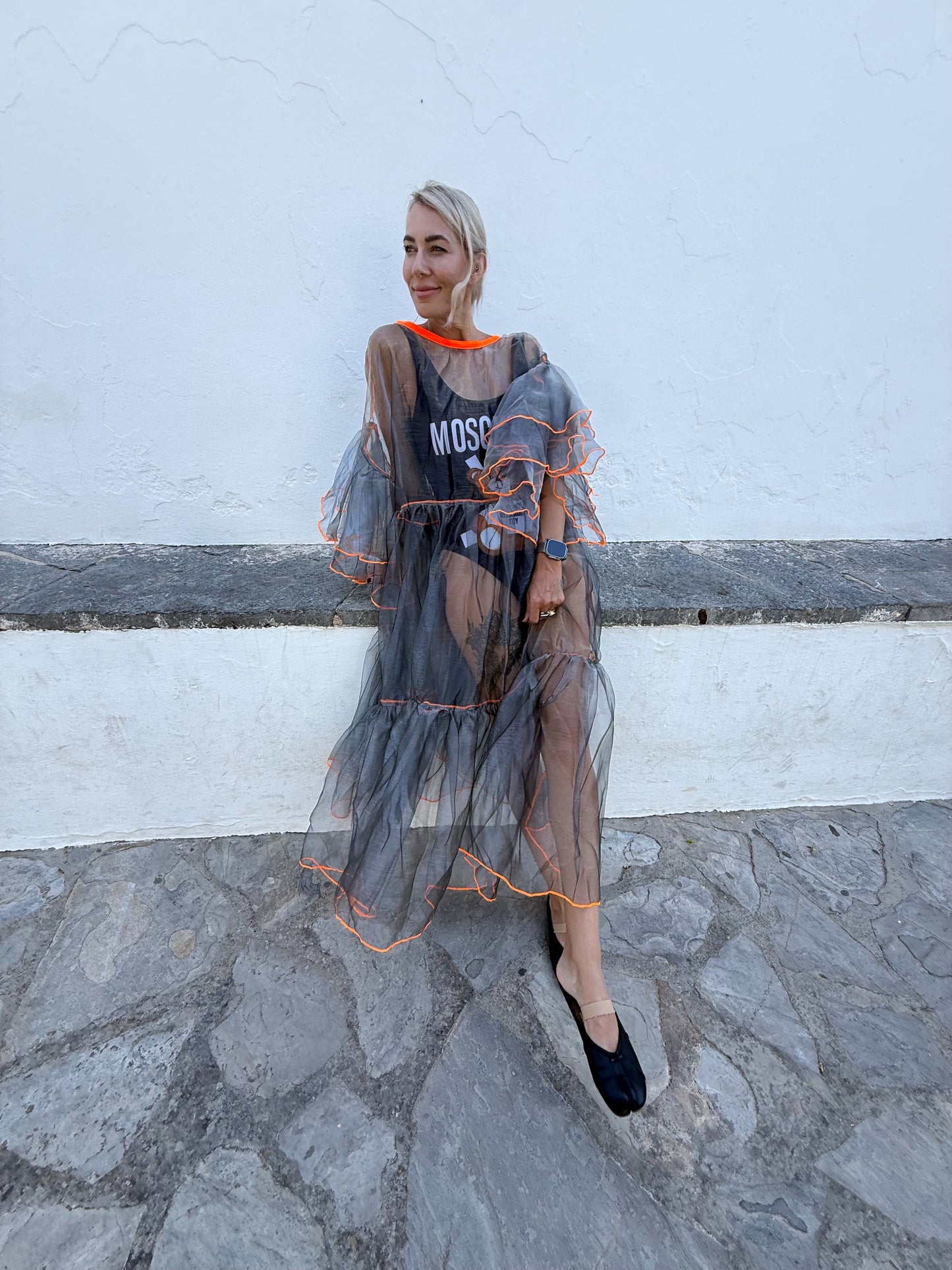 Silver ghost dress