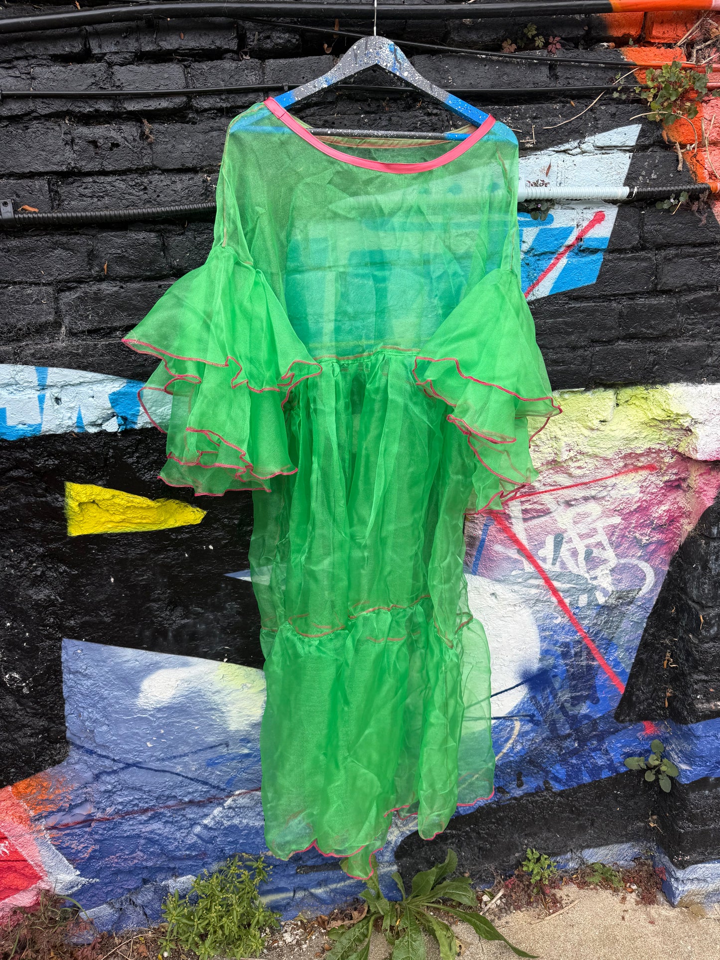 Green ghost dress