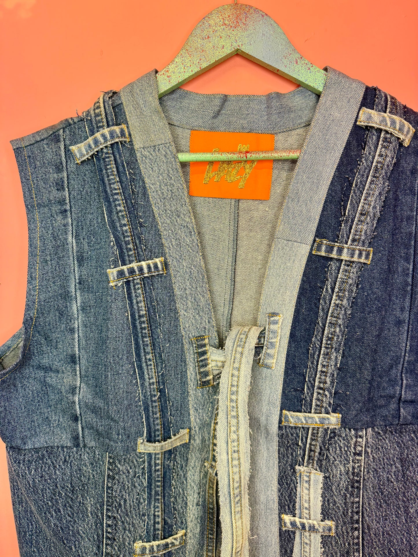 Skedaddle denim vest