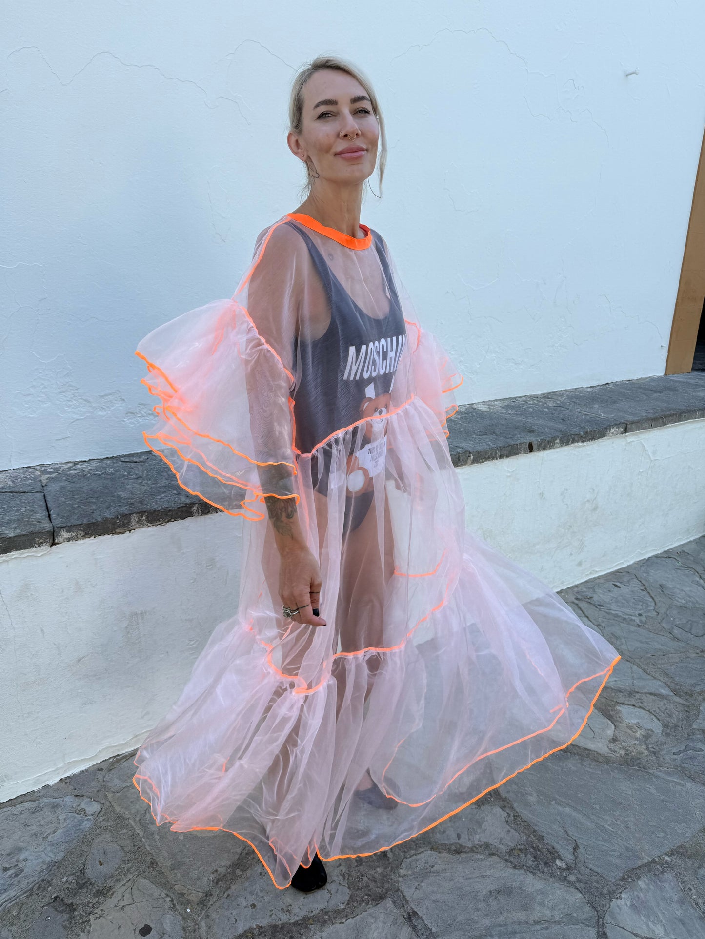 Baby pink ghost dress