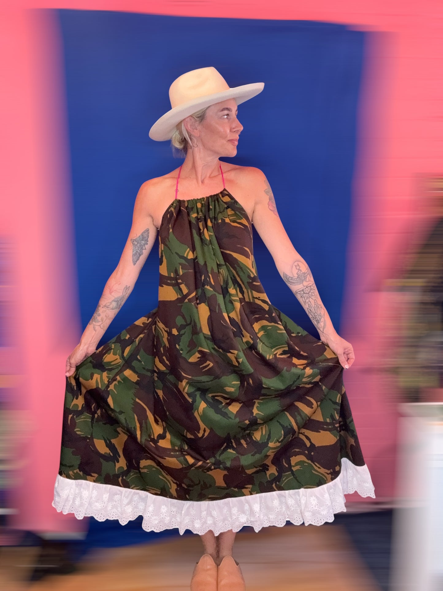 Back to the world dress