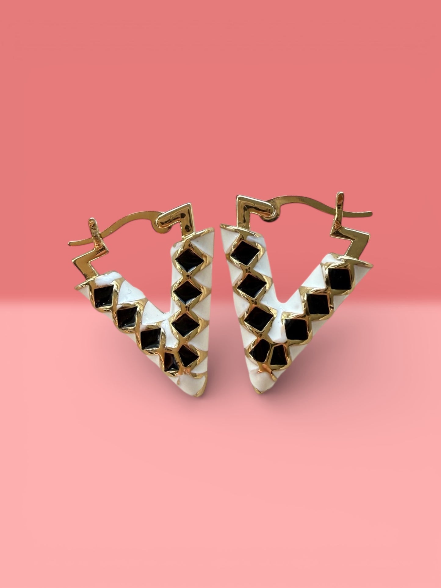 Brass earrings