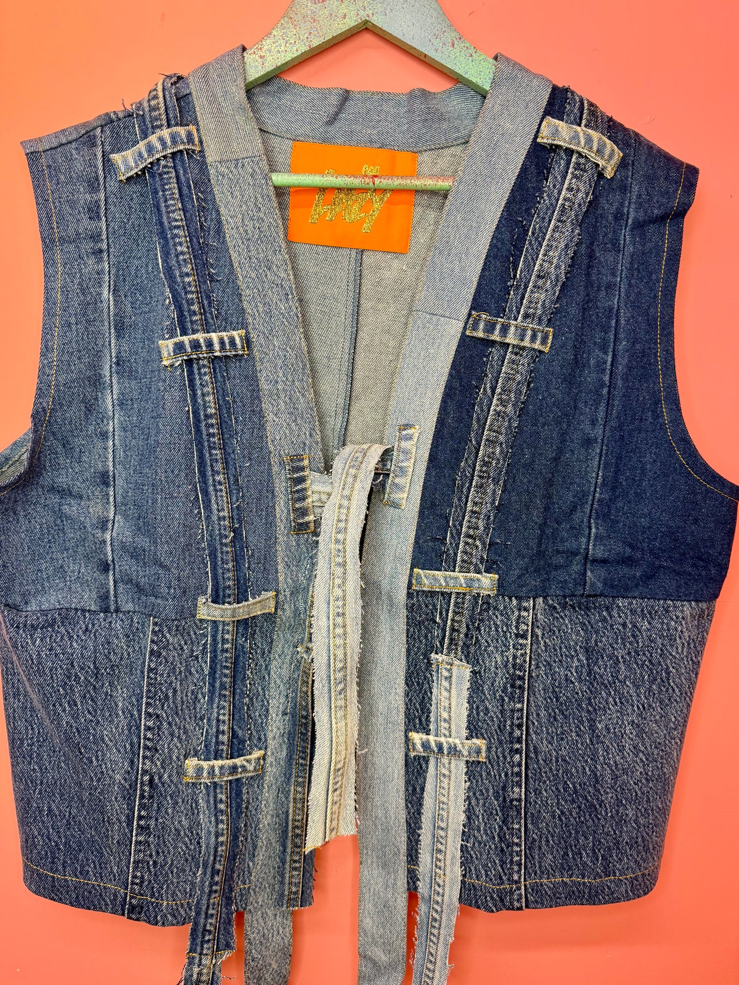 Skedaddle denim vest