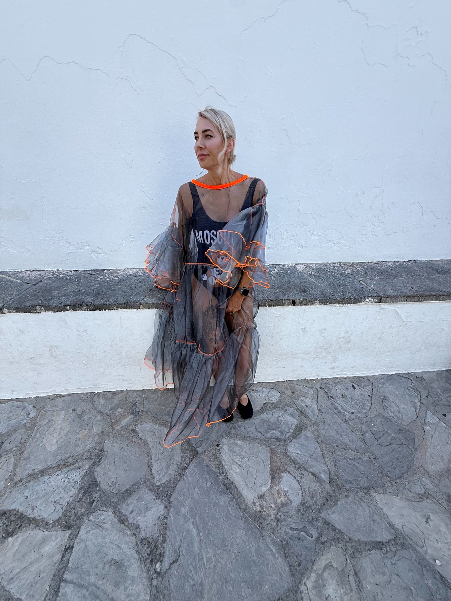 Silver ghost dress