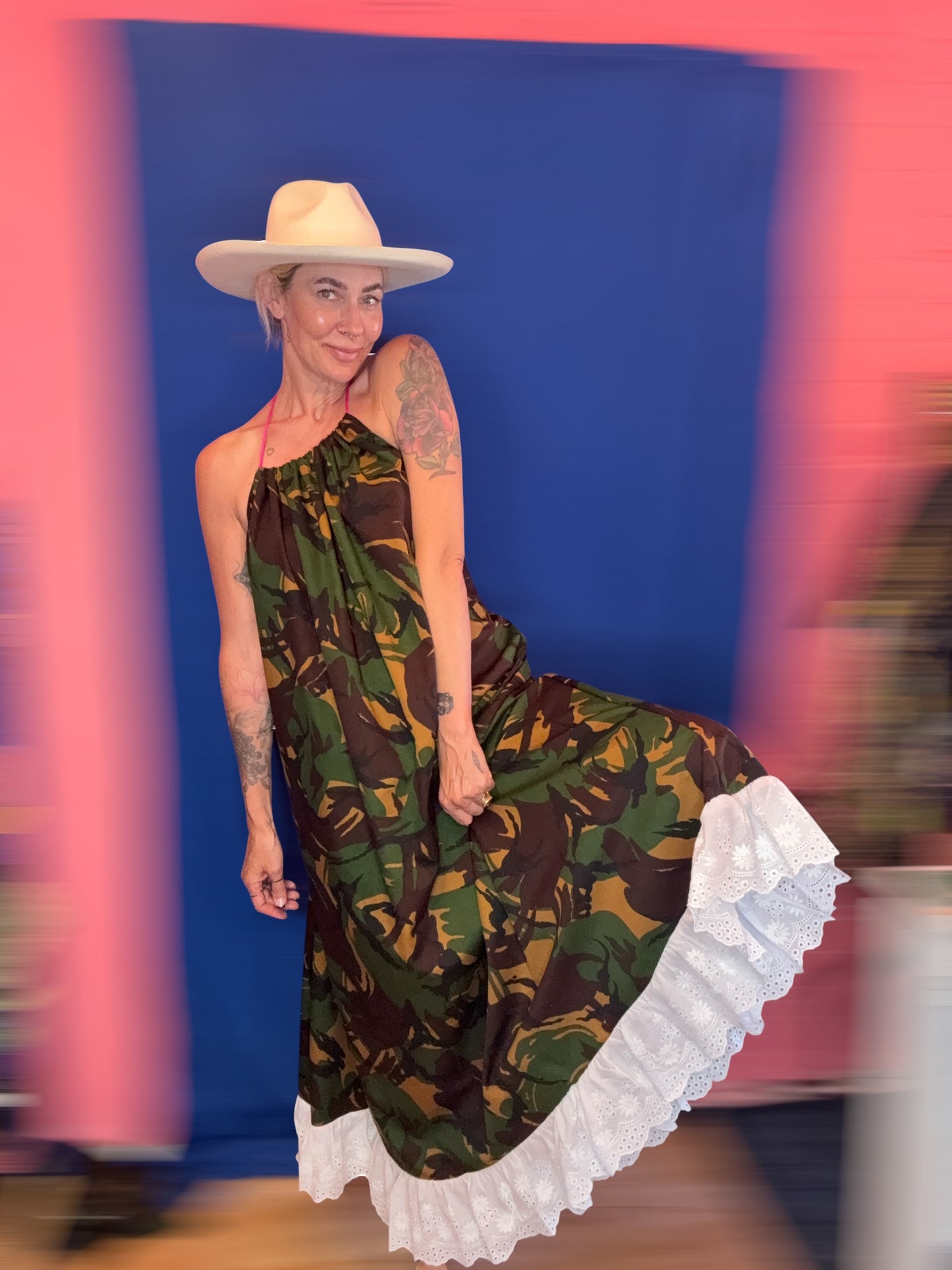 Back to the world dress