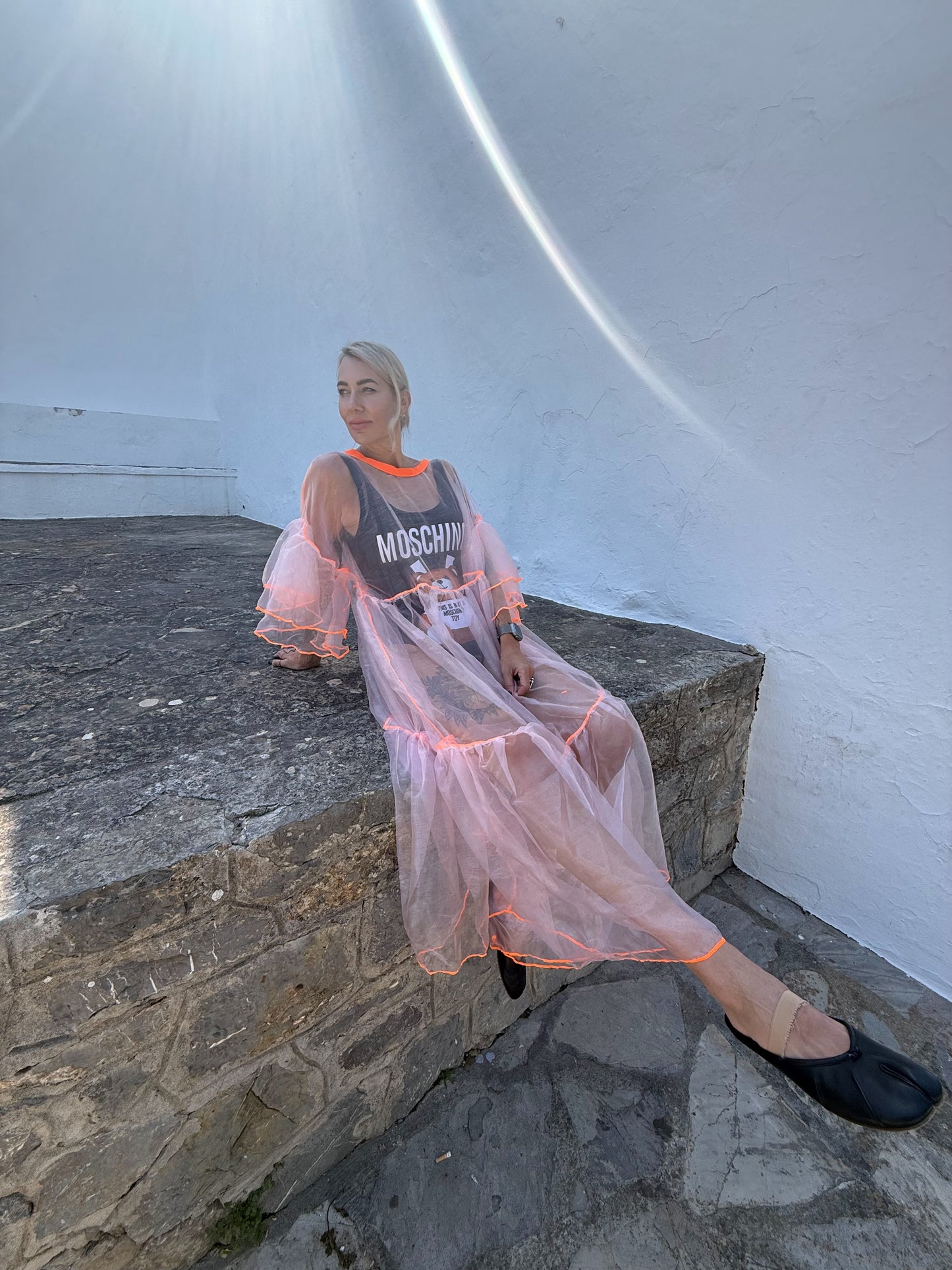 Baby pink ghost dress