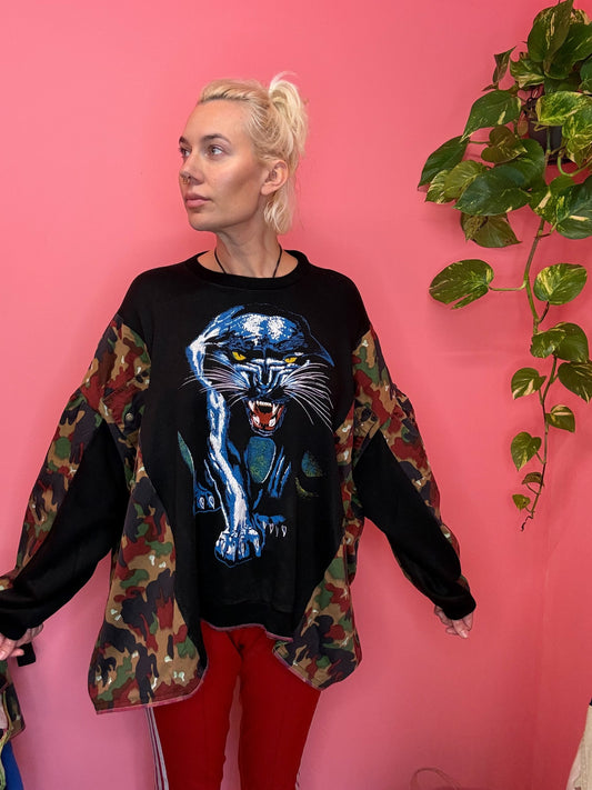 Panther work and play